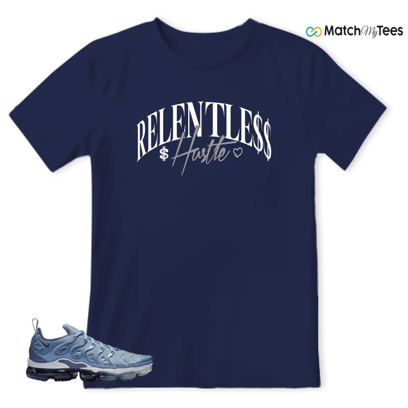 NIKE AIR VAPORMAX PLUS WORK BLUE SNEAKER Matching Tees t-shirt