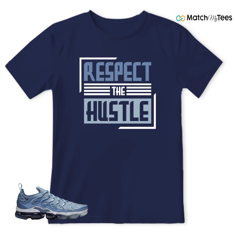 NIKE AIR VAPORMAX PLUS WORK BLUE SNEAKER Matching Tees t-shirt