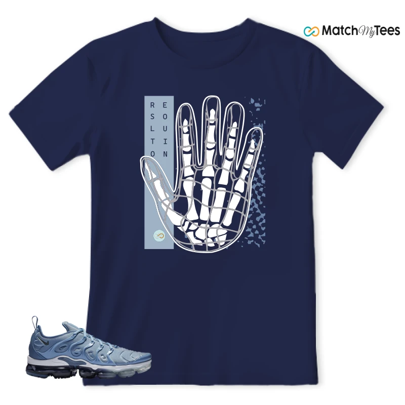NIKE AIR VAPORMAX PLUS WORK BLUE SNEAKER Matching Tees t-shirt