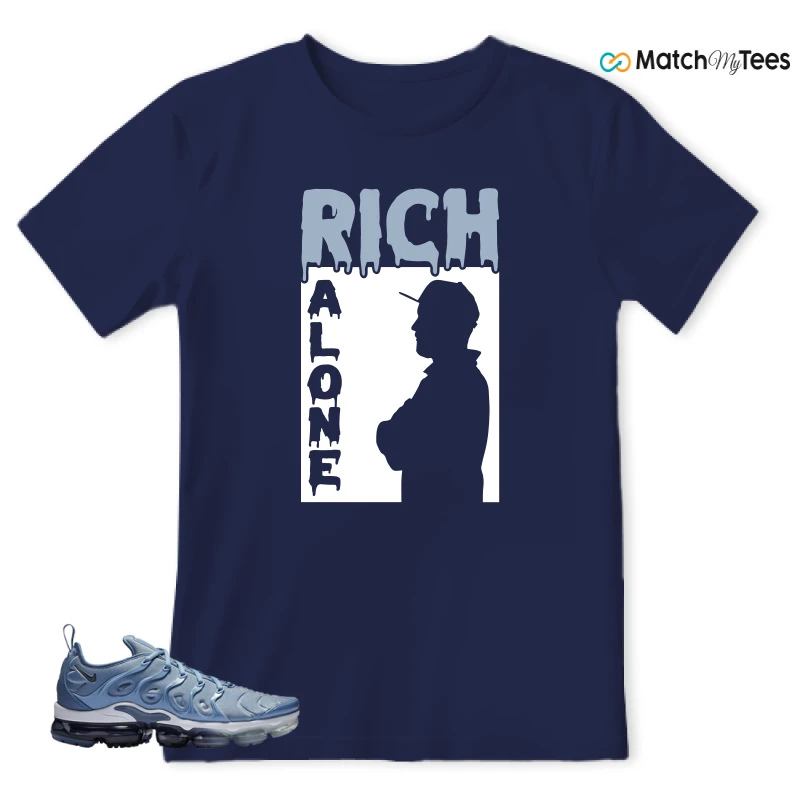 NIKE AIR VAPORMAX PLUS WORK BLUE SNEAKER Matching Tees t-shirt