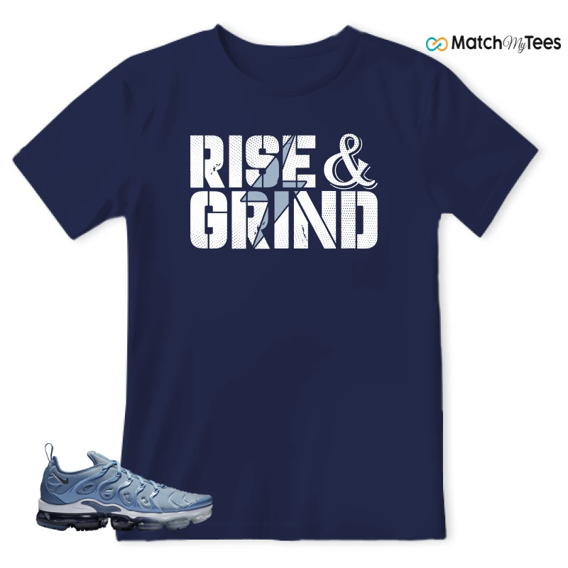 NIKE AIR VAPORMAX PLUS WORK BLUE SNEAKER Matching Tees t-shirt