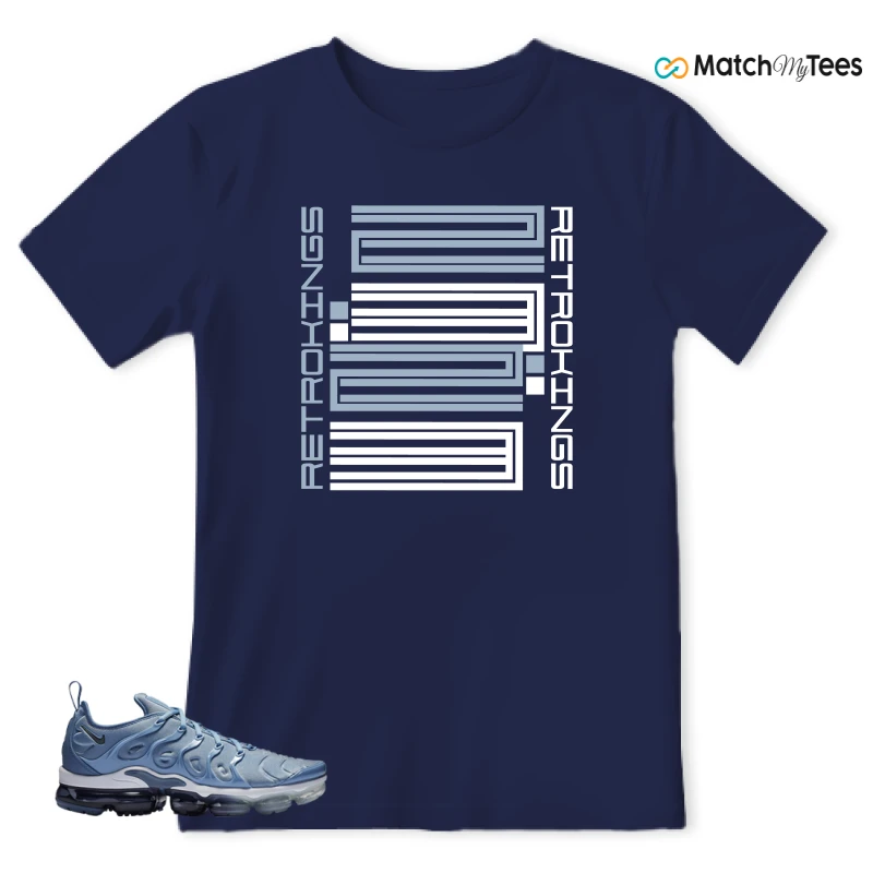 NIKE AIR VAPORMAX PLUS WORK BLUE SNEAKER Matching Tees t-shirt