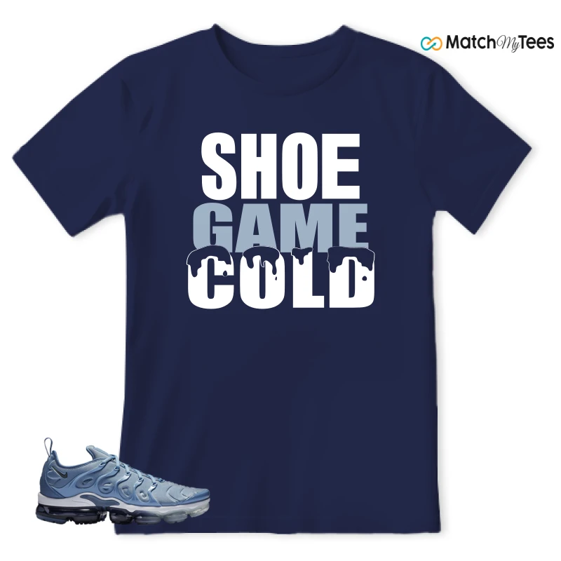 Shoe Game Cold Navy matching T-shirt T-shirt