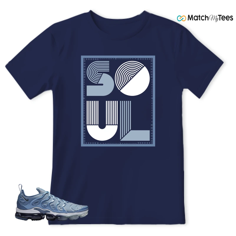 NIKE AIR VAPORMAX PLUS WORK BLUE SNEAKER Matching Tees t-shirt