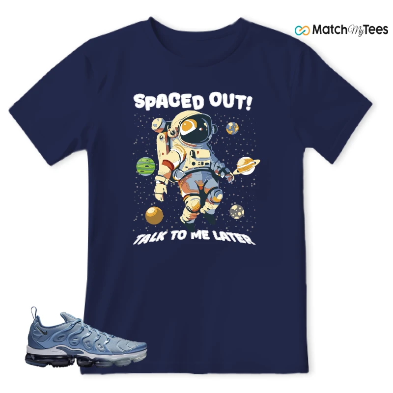 NIKE AIR VAPORMAX PLUS WORK BLUE SNEAKER Matching Tees t-shirt
