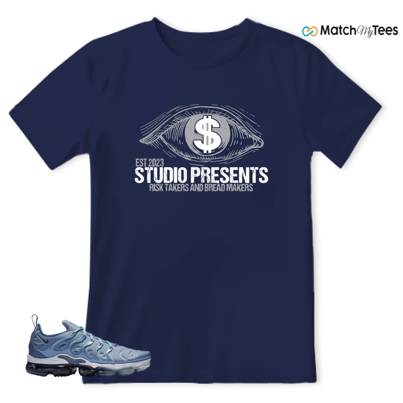 NIKE AIR VAPORMAX PLUS WORK BLUE SNEAKER Matching Tees t-shirt