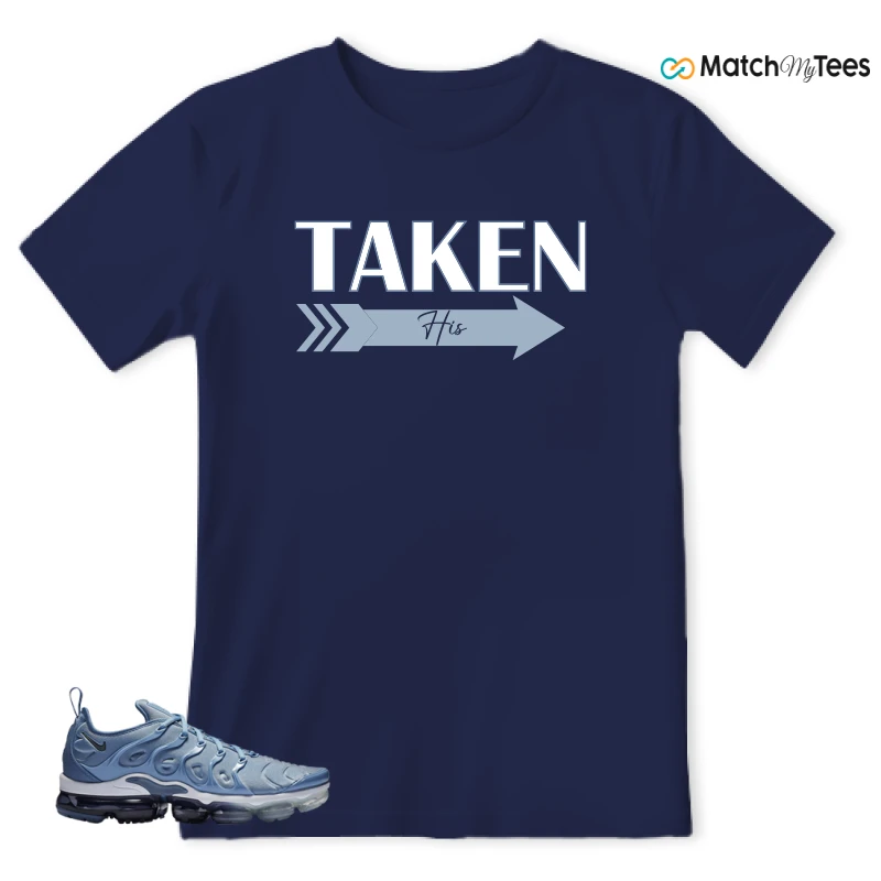NIKE AIR VAPORMAX PLUS WORK BLUE SNEAKER Matching Tees t-shirt