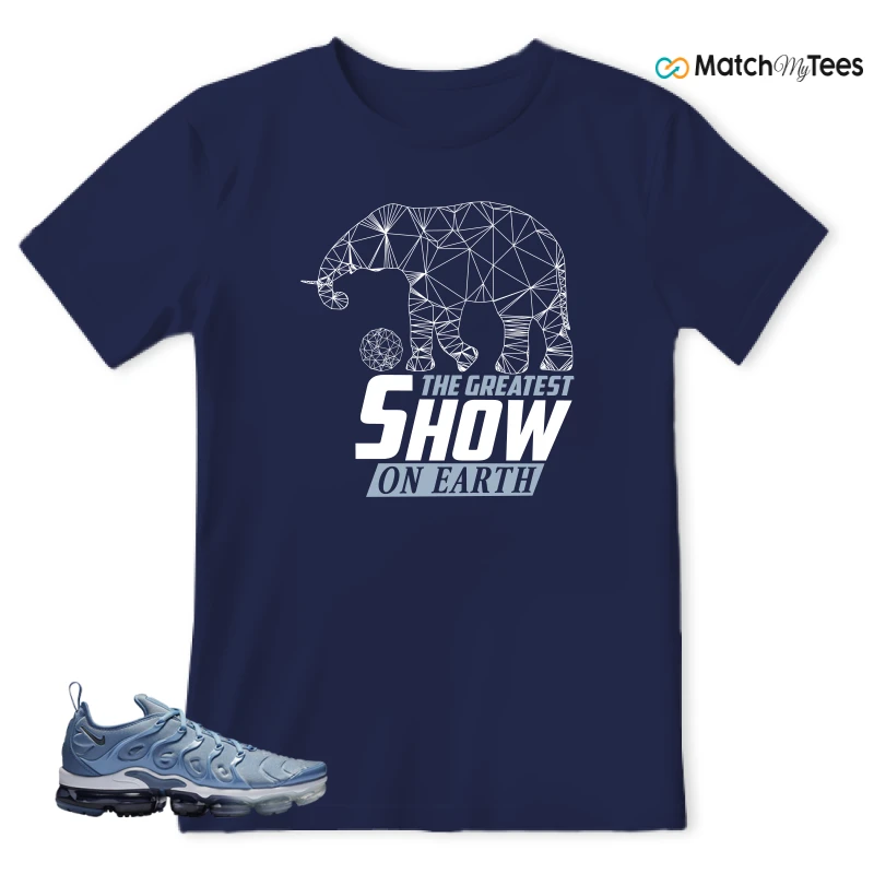 NIKE AIR VAPORMAX PLUS WORK BLUE SNEAKER Matching Tees t-shirt