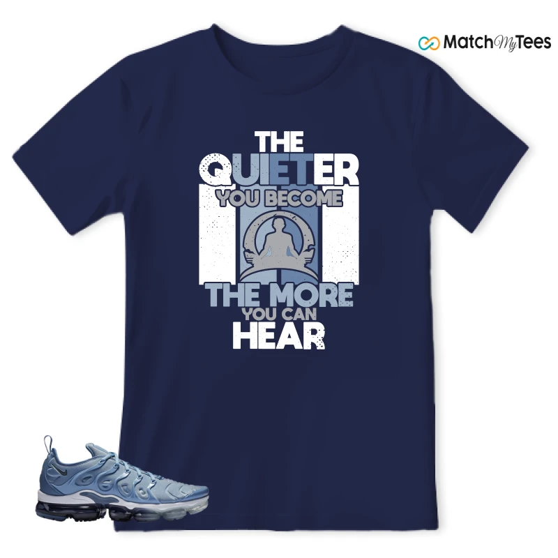 NIKE AIR VAPORMAX PLUS WORK BLUE SNEAKER Matching Tees t-shirt