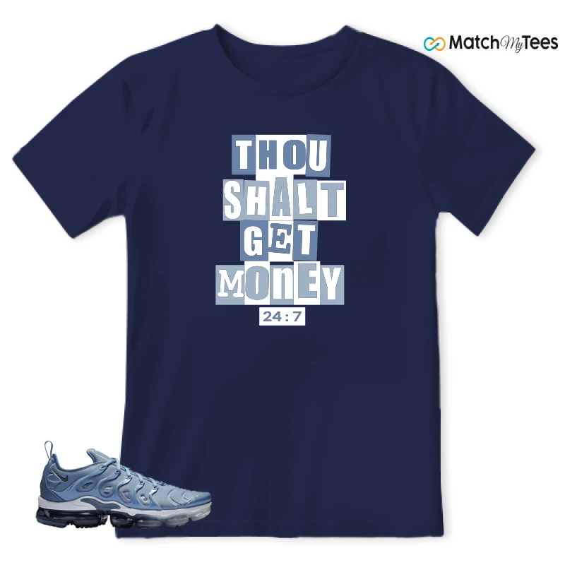 NIKE AIR VAPORMAX PLUS WORK BLUE SNEAKER Matching Tees t-shirt