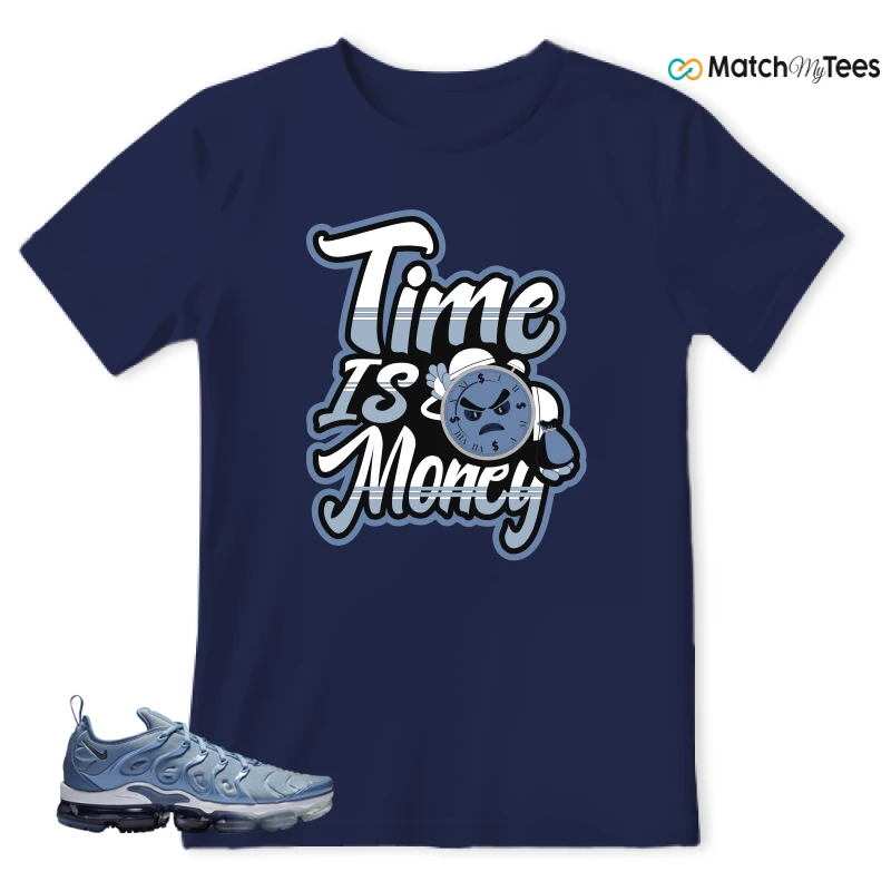 NIKE AIR VAPORMAX PLUS WORK BLUE SNEAKER Matching Tees t-shirt
