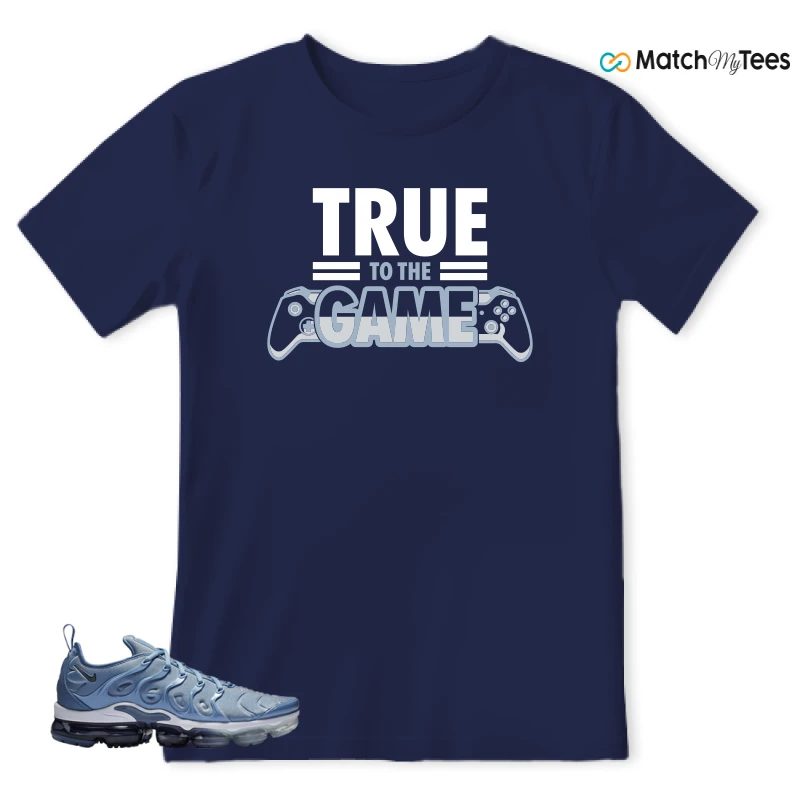 NIKE AIR VAPORMAX PLUS WORK BLUE SNEAKER Matching Tees t-shirt