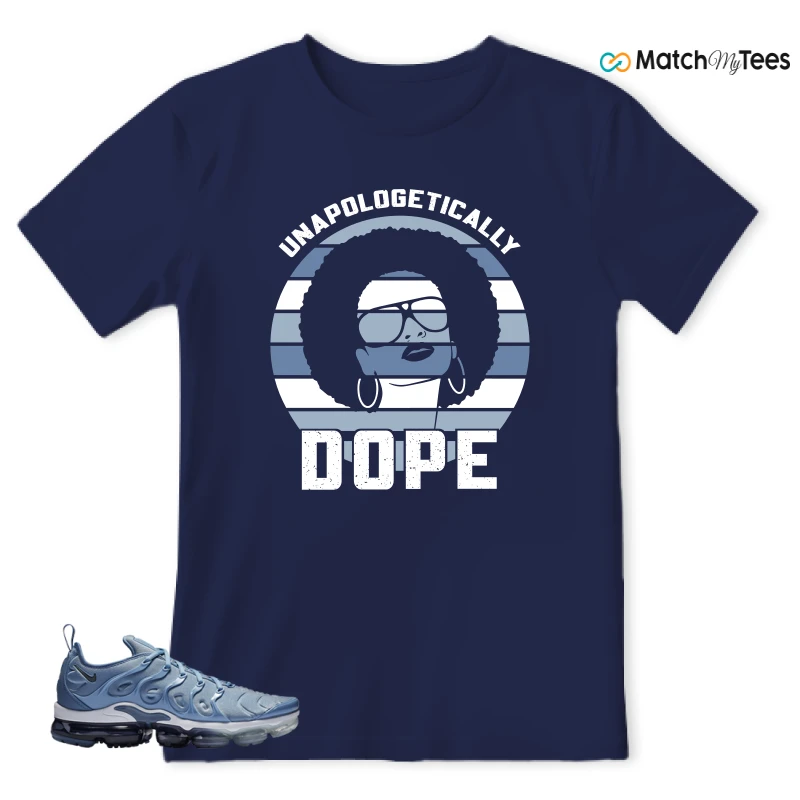 NIKE AIR VAPORMAX PLUS WORK BLUE SNEAKER Matching Tees t-shirt