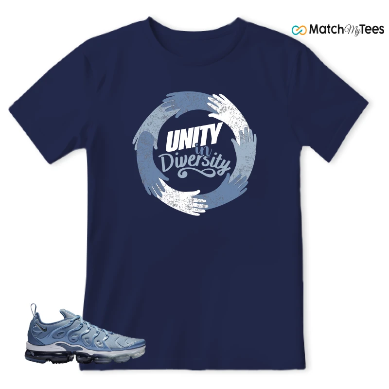 NIKE AIR VAPORMAX PLUS WORK BLUE SNEAKER Matching Tees t-shirt