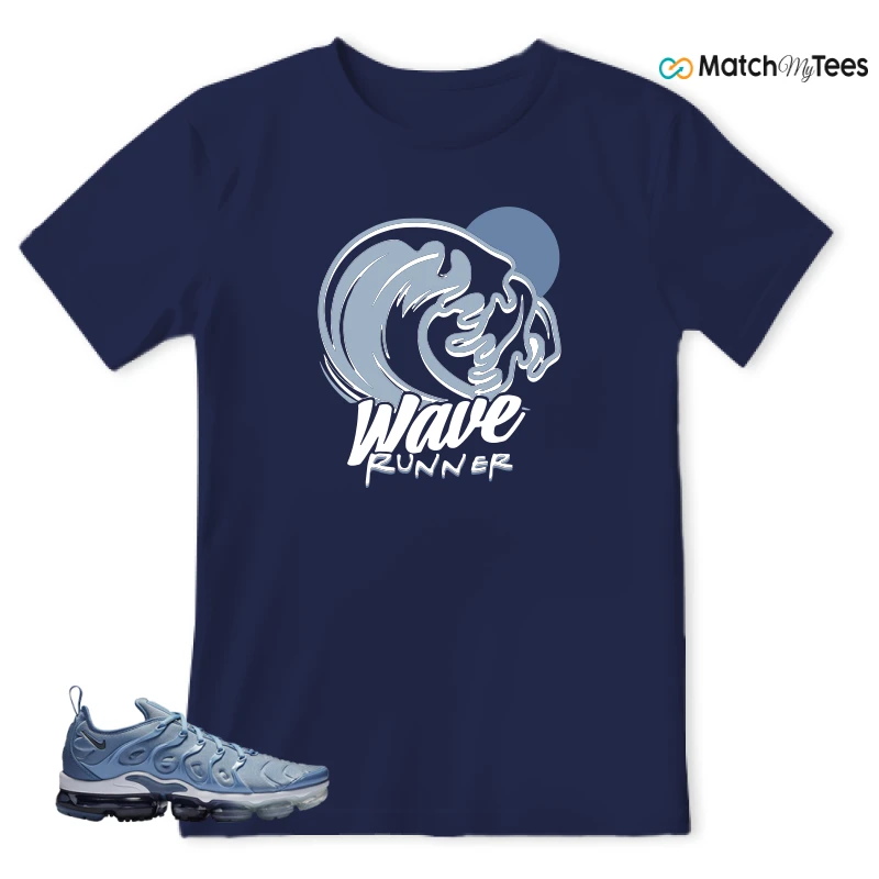 NIKE AIR VAPORMAX PLUS WORK BLUE SNEAKER Matching Tees t-shirt