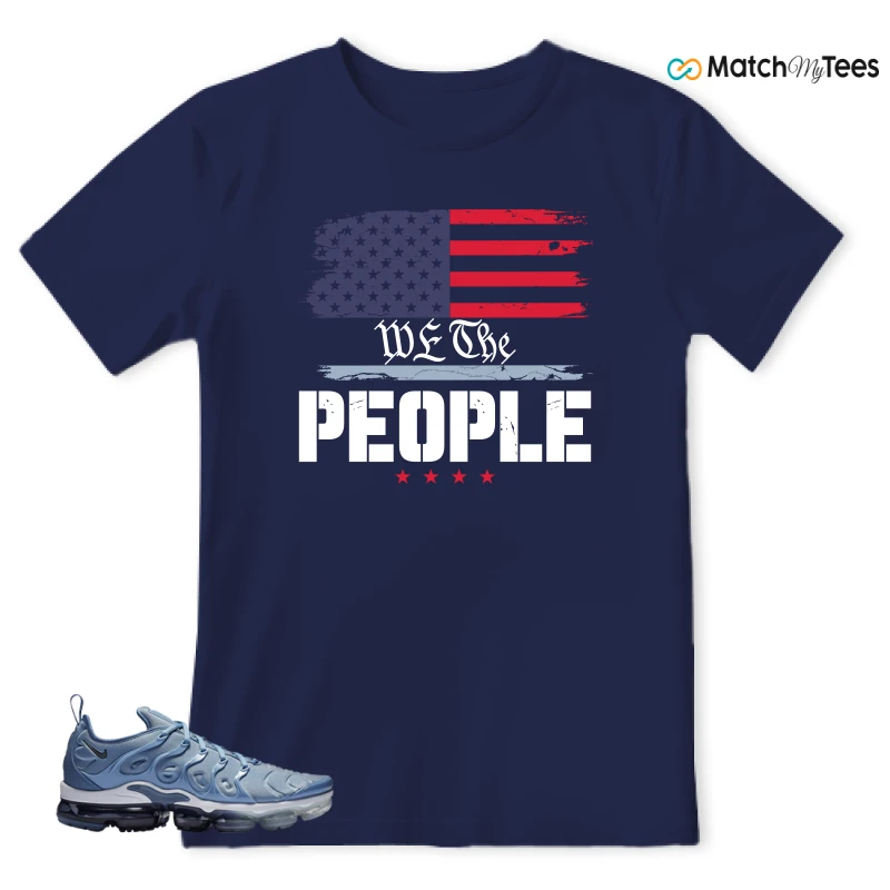 NIKE AIR VAPORMAX PLUS WORK BLUE SNEAKER Matching Tees t-shirt