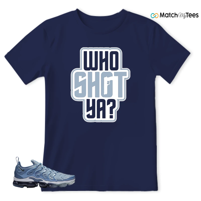 NIKE AIR VAPORMAX PLUS WORK BLUE SNEAKER Matching Tees t-shirt