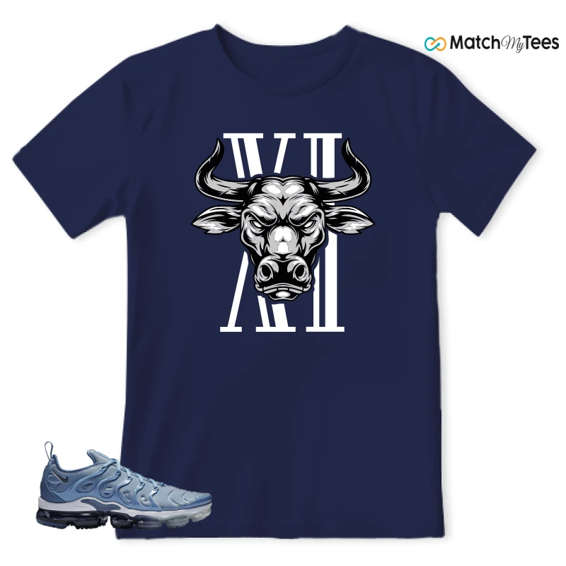 NIKE AIR VAPORMAX PLUS WORK BLUE SNEAKER Matching Tees t-shirt