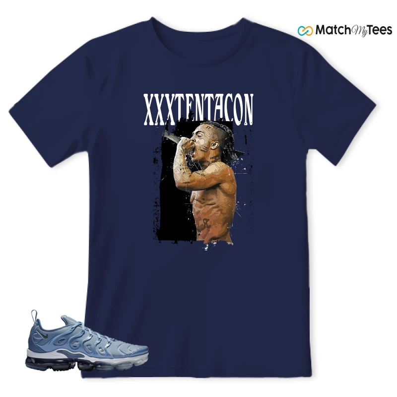 NIKE AIR VAPORMAX PLUS WORK BLUE SNEAKER Matching Tees t-shirt