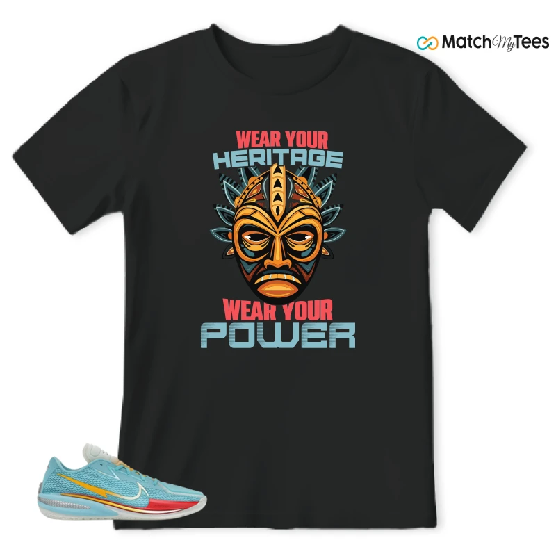 NIKE AIR ZOOM GT CUT TITAN X DYLAN HARPER BLEACHED AQUA SNEAKER Matching Tees t-shirt