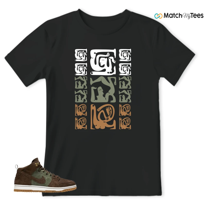 NIKE DUNK CMFT WB ARMY OLIVE SNEAKER Matching Tees t-shirt