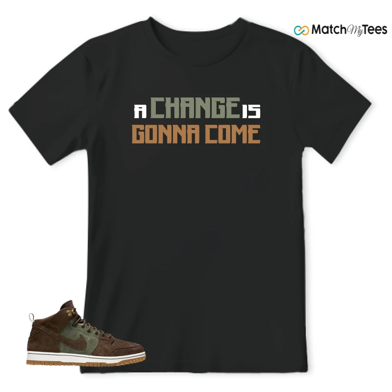 NIKE DUNK CMFT WB ARMY OLIVE SNEAKER Matching Tees t-shirt
