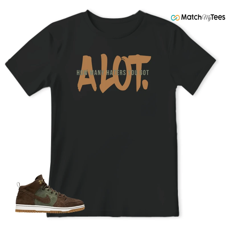 NIKE DUNK CMFT WB ARMY OLIVE SNEAKER Matching Tees t-shirt