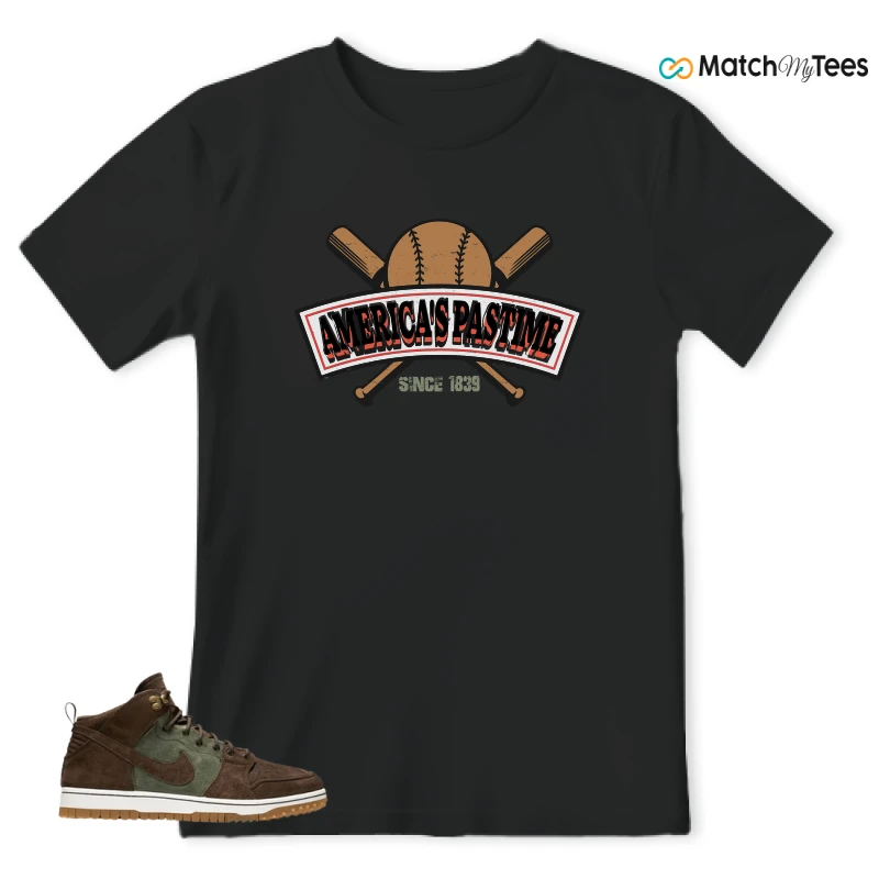 NIKE DUNK CMFT WB ARMY OLIVE SNEAKER Matching Tees t-shirt