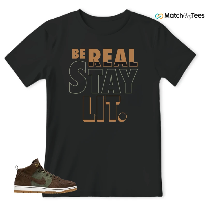 NIKE DUNK CMFT WB ARMY OLIVE SNEAKER Matching Tees t-shirt