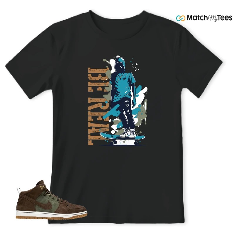 NIKE DUNK CMFT WB ARMY OLIVE SNEAKER Matching Tees t-shirt