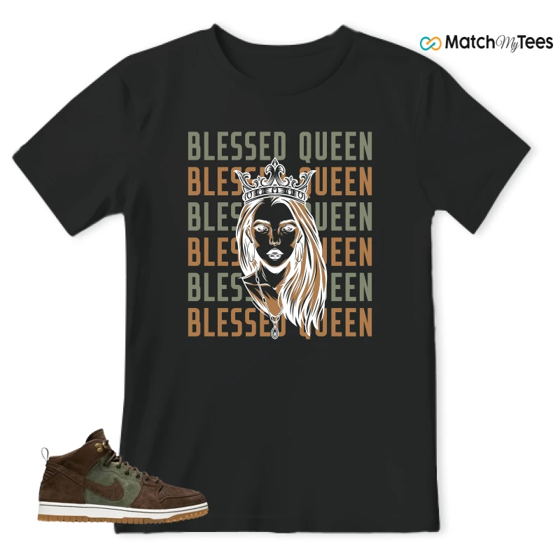 NIKE DUNK CMFT WB ARMY OLIVE SNEAKER Matching Tees t-shirt