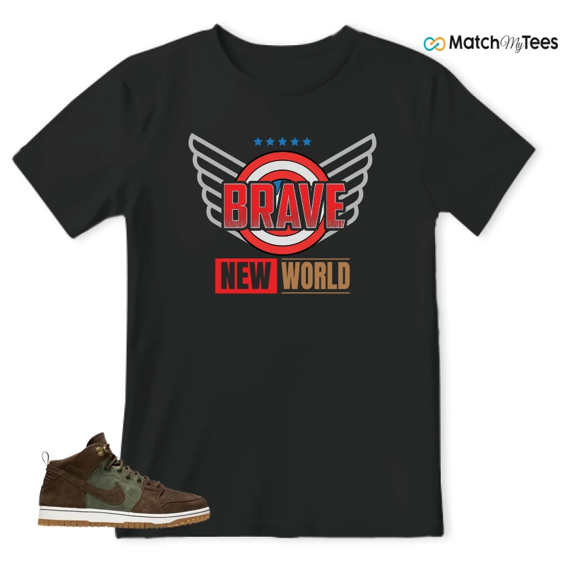 NIKE DUNK CMFT WB ARMY OLIVE SNEAKER Matching Tees t-shirt
