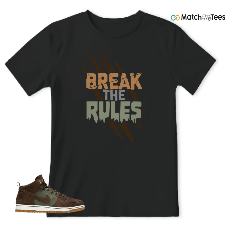NIKE DUNK CMFT WB ARMY OLIVE SNEAKER Matching Tees t-shirt