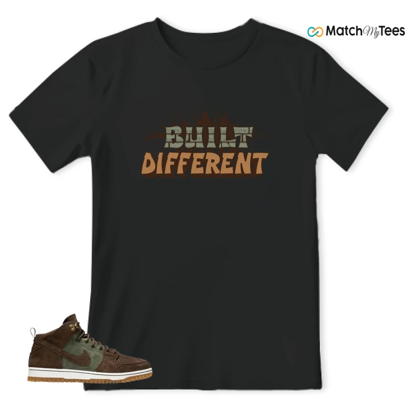NIKE DUNK CMFT WB ARMY OLIVE SNEAKER Matching Tees t-shirt