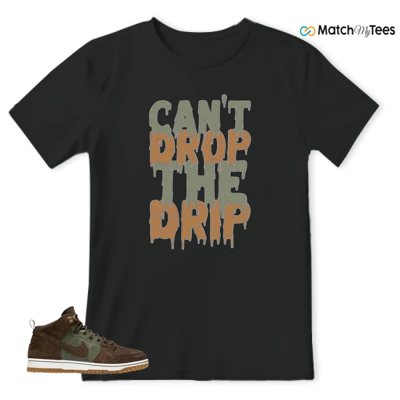 NIKE DUNK CMFT WB ARMY OLIVE SNEAKER Matching Tees t-shirt