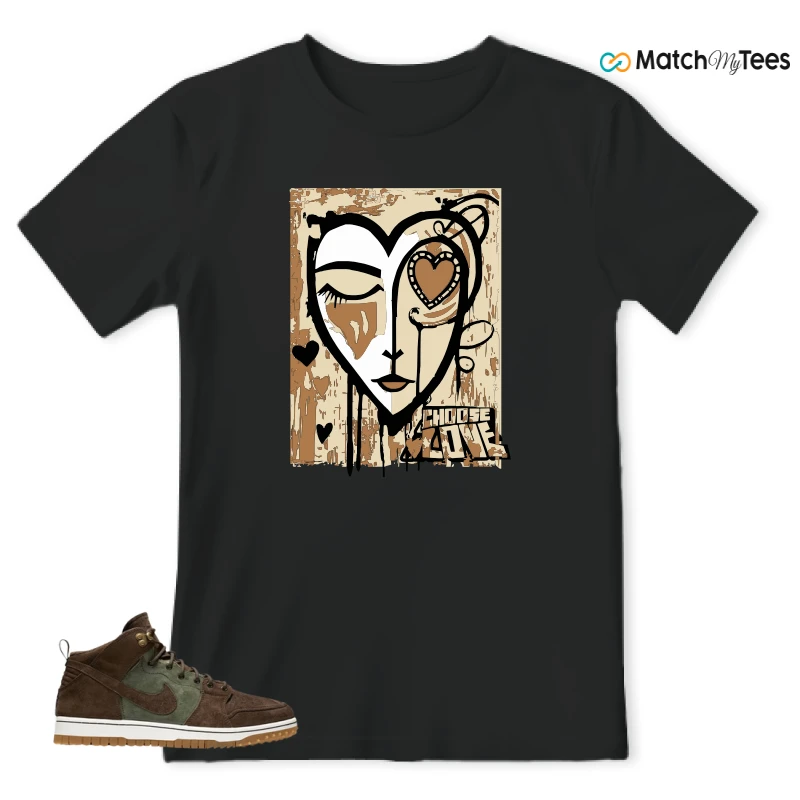 NIKE DUNK CMFT WB ARMY OLIVE SNEAKER Matching Tees t-shirt
