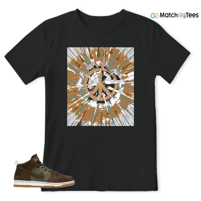 NIKE DUNK CMFT WB ARMY OLIVE SNEAKER Matching Tees t-shirt