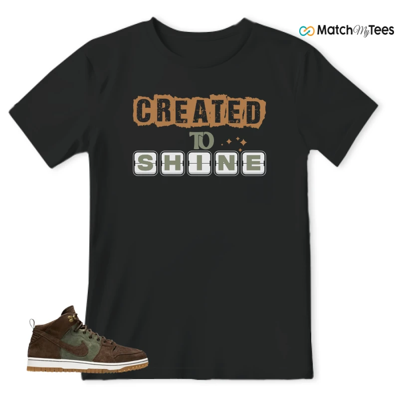 NIKE DUNK CMFT WB ARMY OLIVE SNEAKER Matching Tees t-shirt