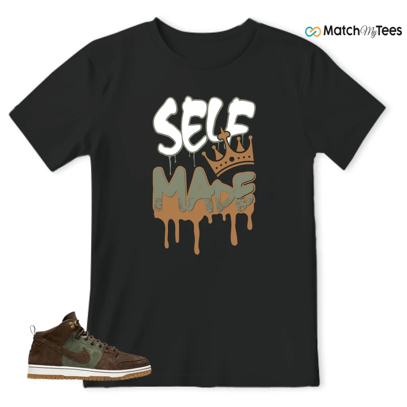 NIKE DUNK CMFT WB ARMY OLIVE SNEAKER Matching Tees t-shirt