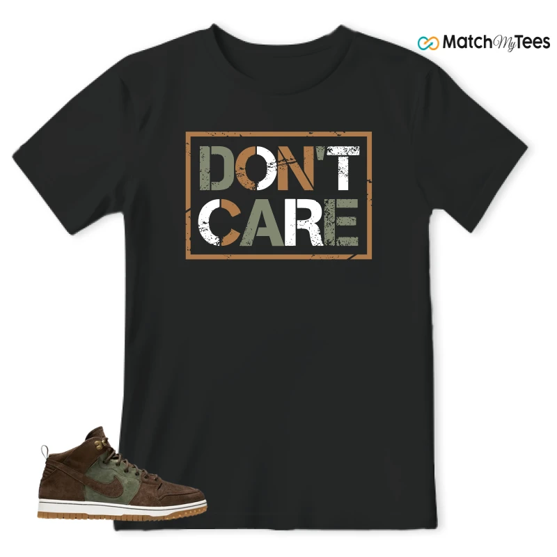 NIKE DUNK CMFT WB ARMY OLIVE SNEAKER Matching Tees t-shirt