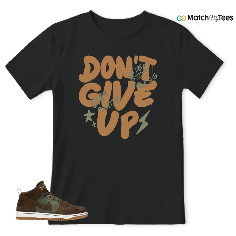NIKE DUNK CMFT WB ARMY OLIVE SNEAKER Matching Tees t-shirt