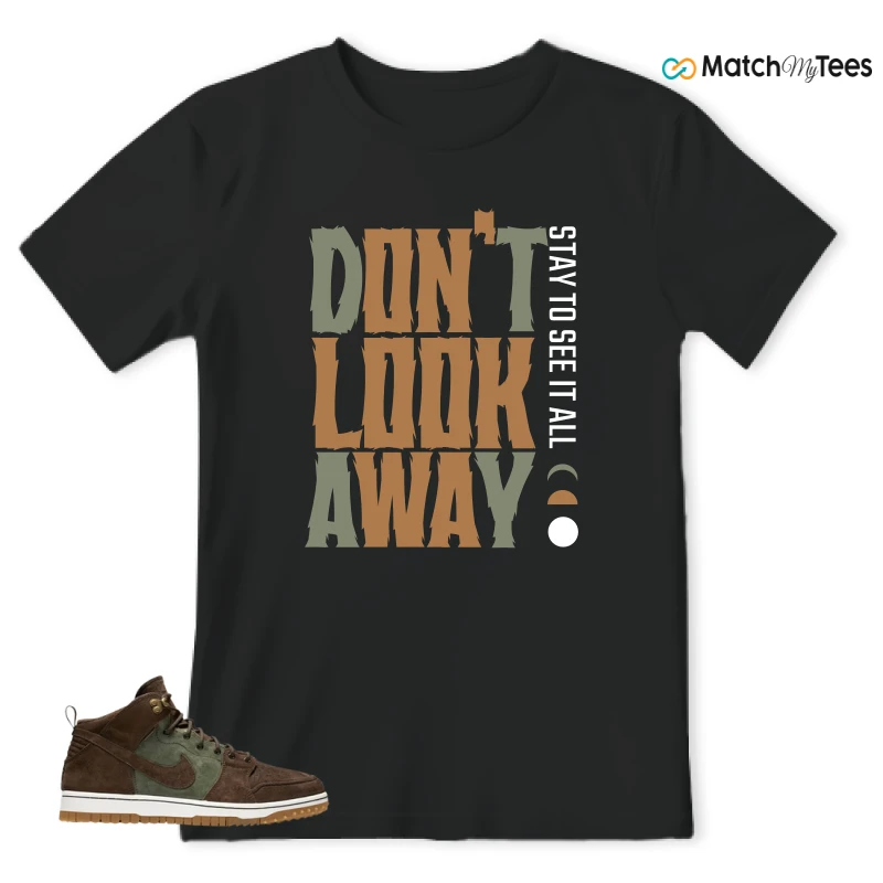 NIKE DUNK CMFT WB ARMY OLIVE SNEAKER Matching Tees t-shirt