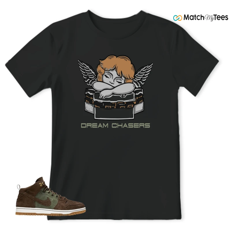 NIKE DUNK CMFT WB ARMY OLIVE SNEAKER Matching Tees t-shirt