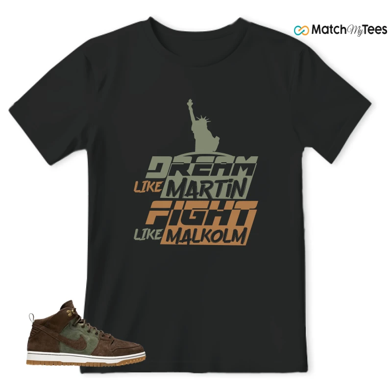 NIKE DUNK CMFT WB ARMY OLIVE SNEAKER Matching Tees t-shirt