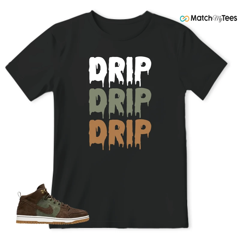 NIKE DUNK CMFT WB ARMY OLIVE SNEAKER Matching Tees t-shirt