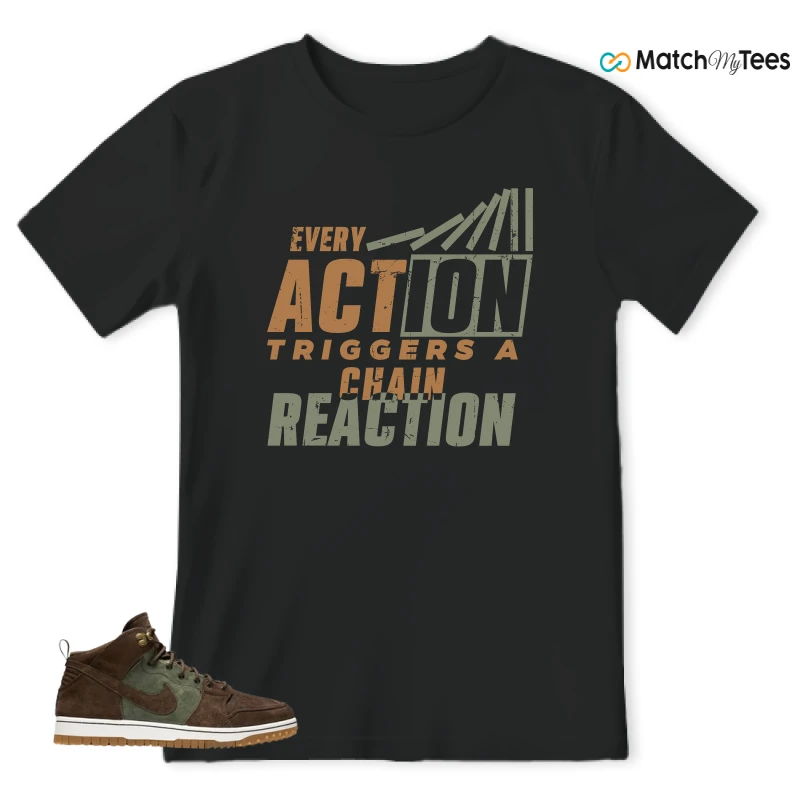 NIKE DUNK CMFT WB ARMY OLIVE SNEAKER Matching Tees t-shirt