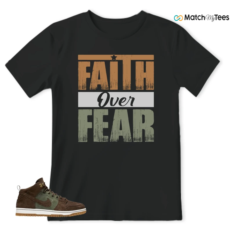 NIKE DUNK CMFT WB ARMY OLIVE SNEAKER Matching Tees t-shirt