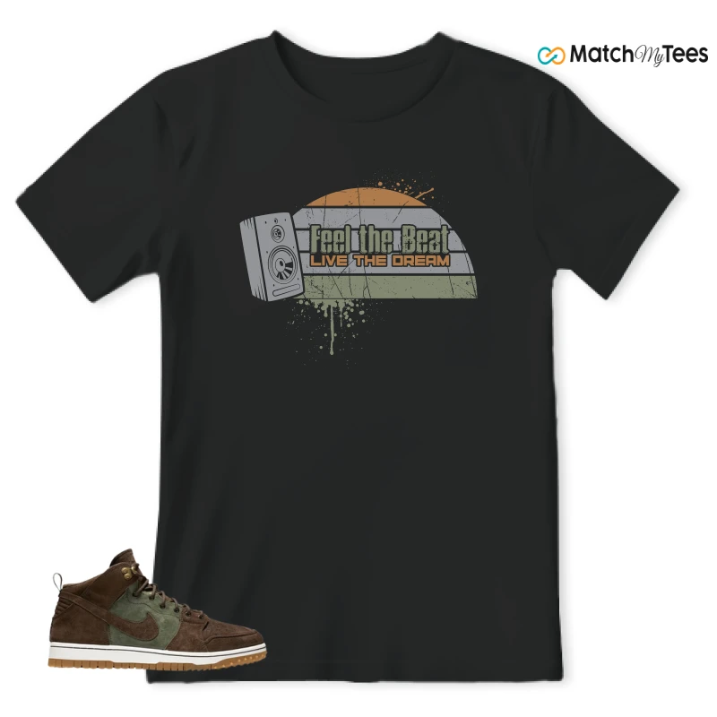 NIKE DUNK CMFT WB ARMY OLIVE SNEAKER Matching Tees t-shirt