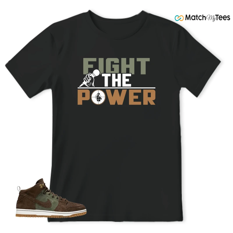 NIKE DUNK CMFT WB ARMY OLIVE SNEAKER Matching Tees t-shirt