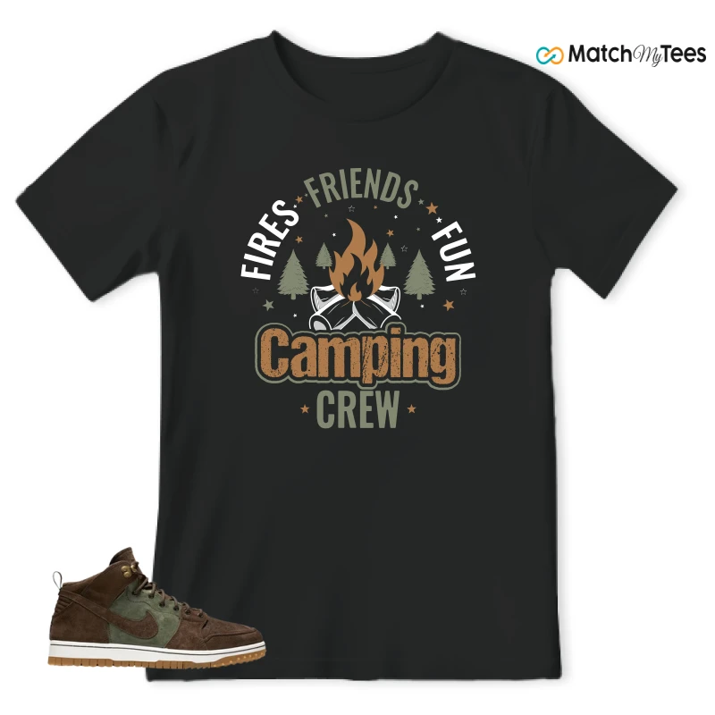 NIKE DUNK CMFT WB ARMY OLIVE SNEAKER Matching Tees t-shirt